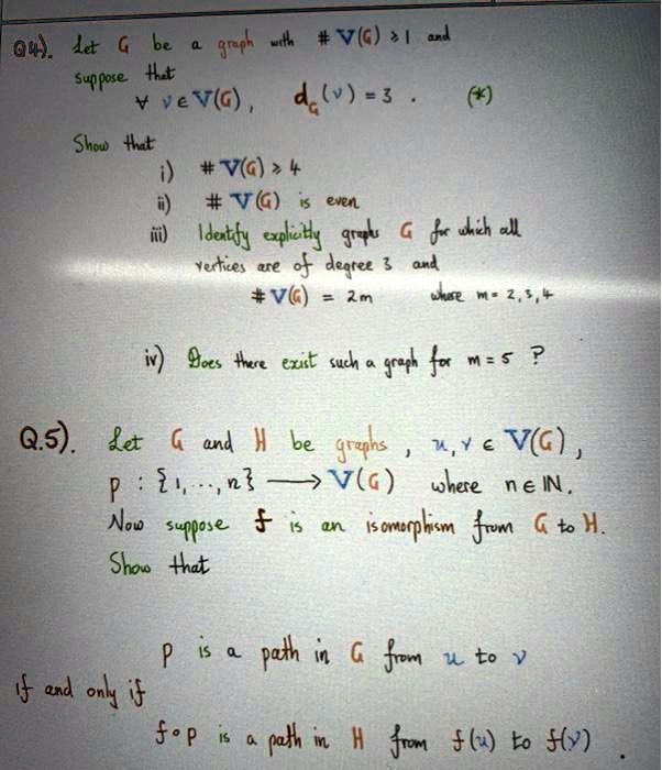 Solved Q4 Ax Be 35p6 U V G 1 Suppose T Vev G D V 3 Show Ut Va 4 Tg Even Ji Idetfy Wlolly 3544 G Uh J Yerties Are Of Jearee