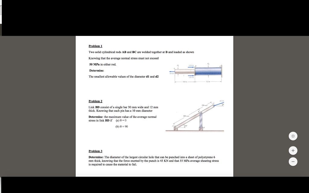 Please Help Me To Solve This Problem 1 Two Solid Cylindrical Rods Ab please-help-me-to-solve-this-problem-1-two-solid-cylindrical-rods-ab