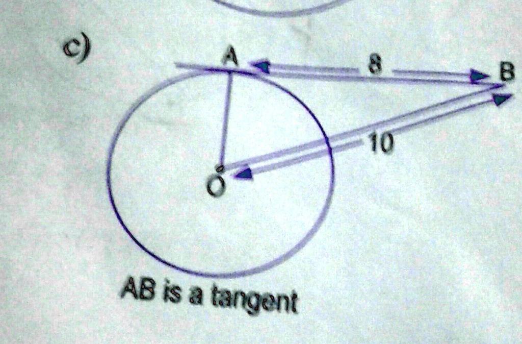 AB is a tangent