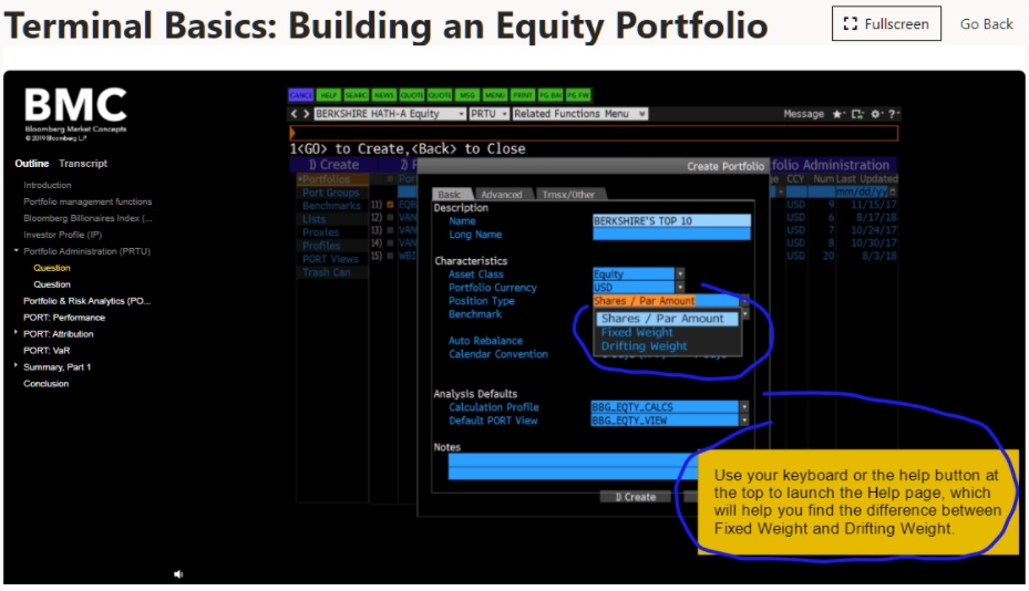 Fullscreen Go Back Terminal Basics: Building an Equity Portfolio BMC ...