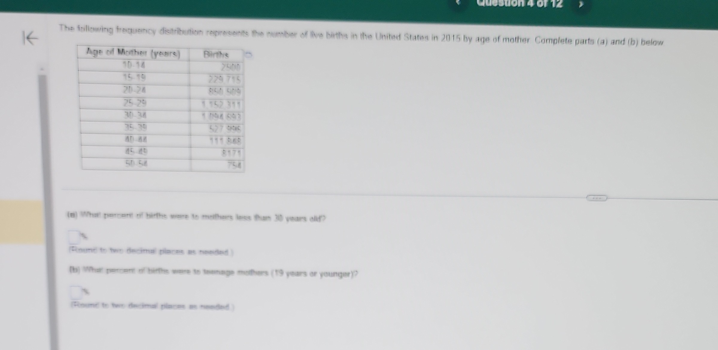 SOLVED: The Following Frequency Distribution Reprecents Tho Number Of ...