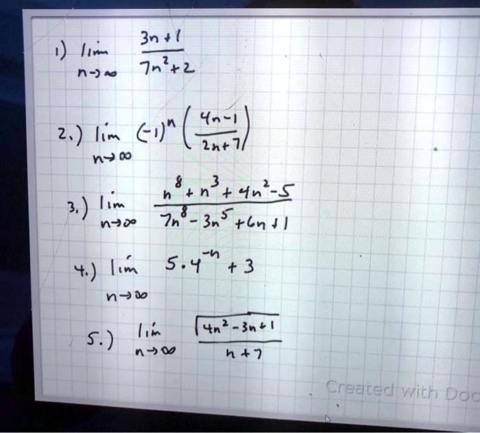 Solved 3n Itn Nje 7n 2 4n 1 2 6 Ei 2n 7 Nv0 3 N 4n X 3 I N90 7n 3n 5 N 0 6 5 4 3 N W I 5 N 0 4n2 Sn H 7 Created Withi Doc
