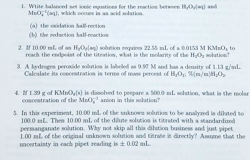 Writing half-reactions (ionic equations and net ionic equations) 