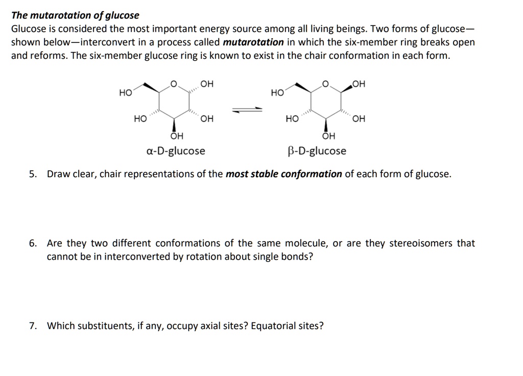 mutarotation glucose experiment