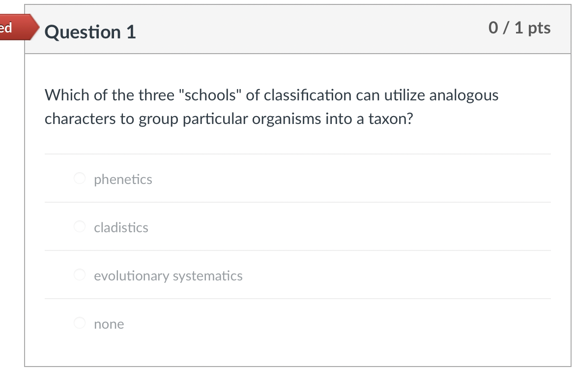 SOLVED: Question 1 0 / 1 pts Which of the three 