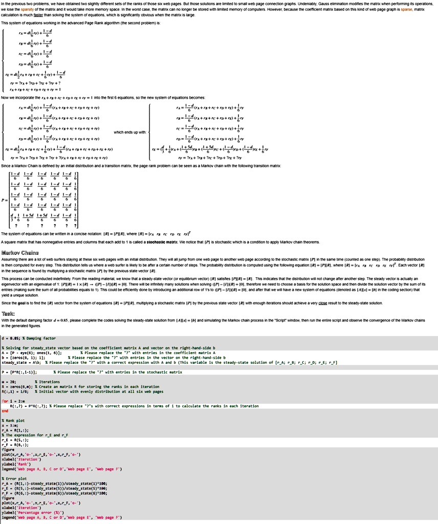 please work on the matlab code so it can run properly in the previous ...