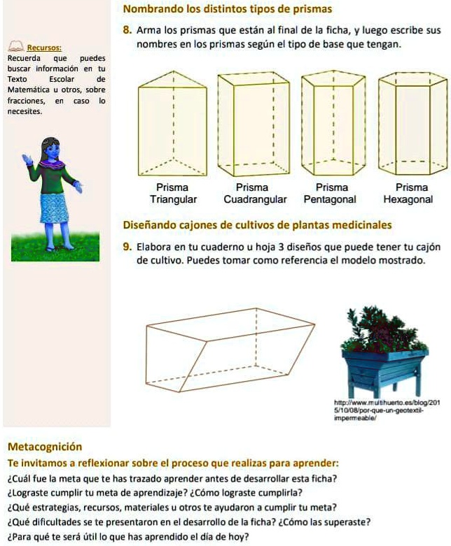 SOLVED: semana 29 primero de secundaria parte 4 :( Nombrando los ...