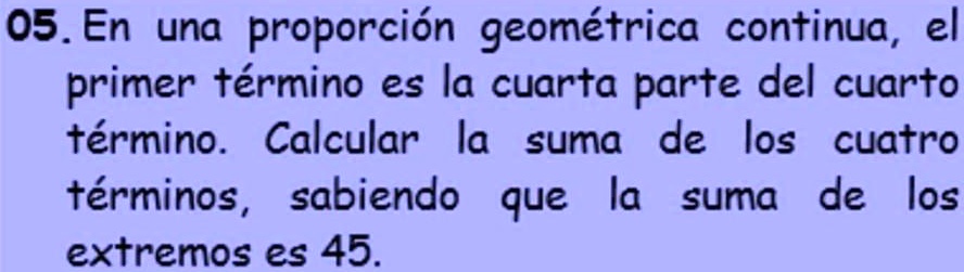 Solved Ayuda Plis Solución Es Para Hoy 05 En Una Proporción Geométrica Continua El Primer 1713