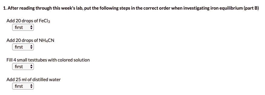 SOLVED: After reading through this week's lab, put the following steps ...