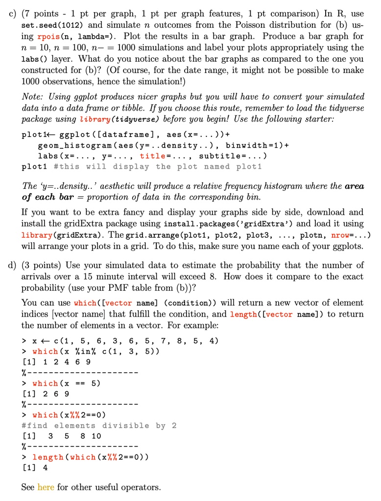 SOLVED: c) (7 points 1 pt per graph; pt per graph features, pt ...