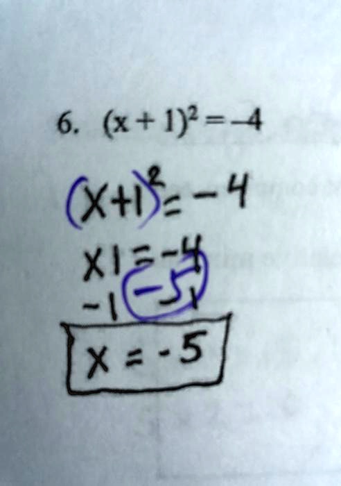SOLVED: for each equation, solve completely and clearly state the ...