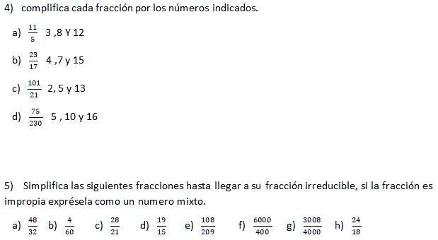 ayudaaaaaaaaaaaaaaaaaaaaaaa 4) complifica cada fracción por los números ...