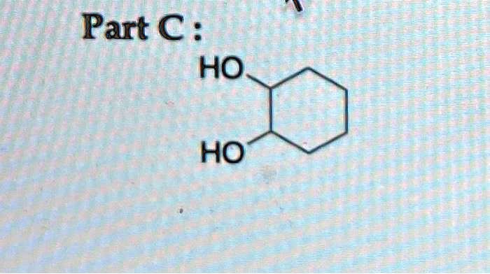SOLVED: 1) Draw the chair conformation of this molecule indicating all ...