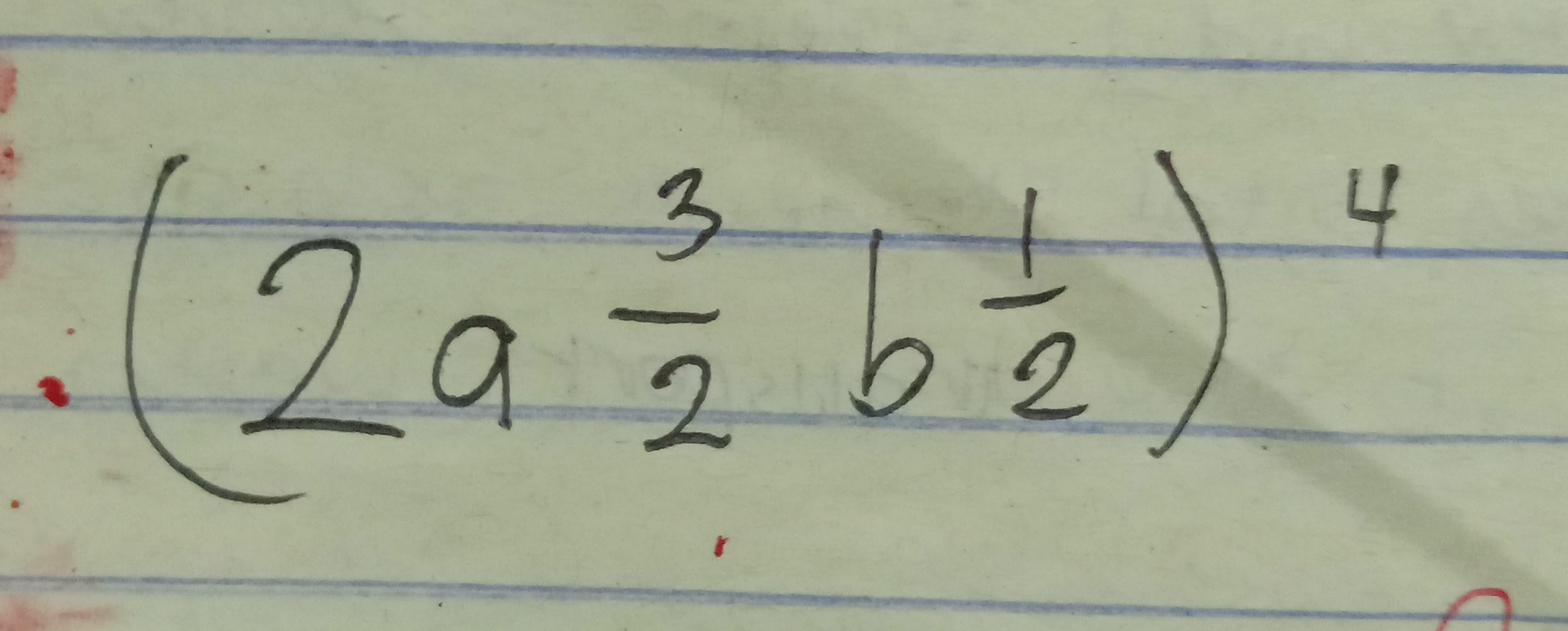 ·(2 a^(3)/(2) b^(1)/(2))^4