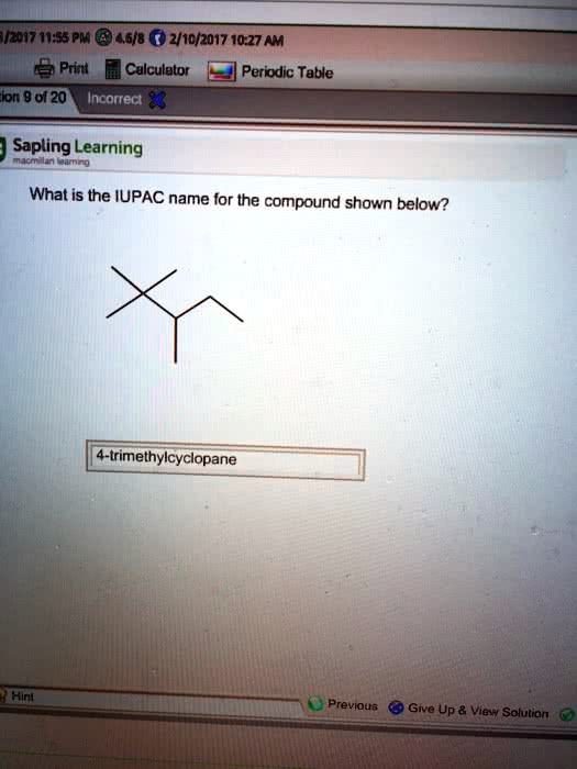 SOLVED " I can't figure out how to solve this What is the IUPAC name