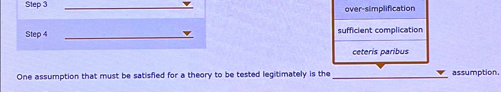 SOLVED: Step 3 Step 4 over-simplification sufficient complication ...