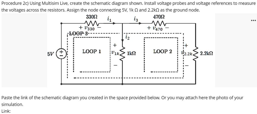 please post here the screenshot of multisim live of the complete ...