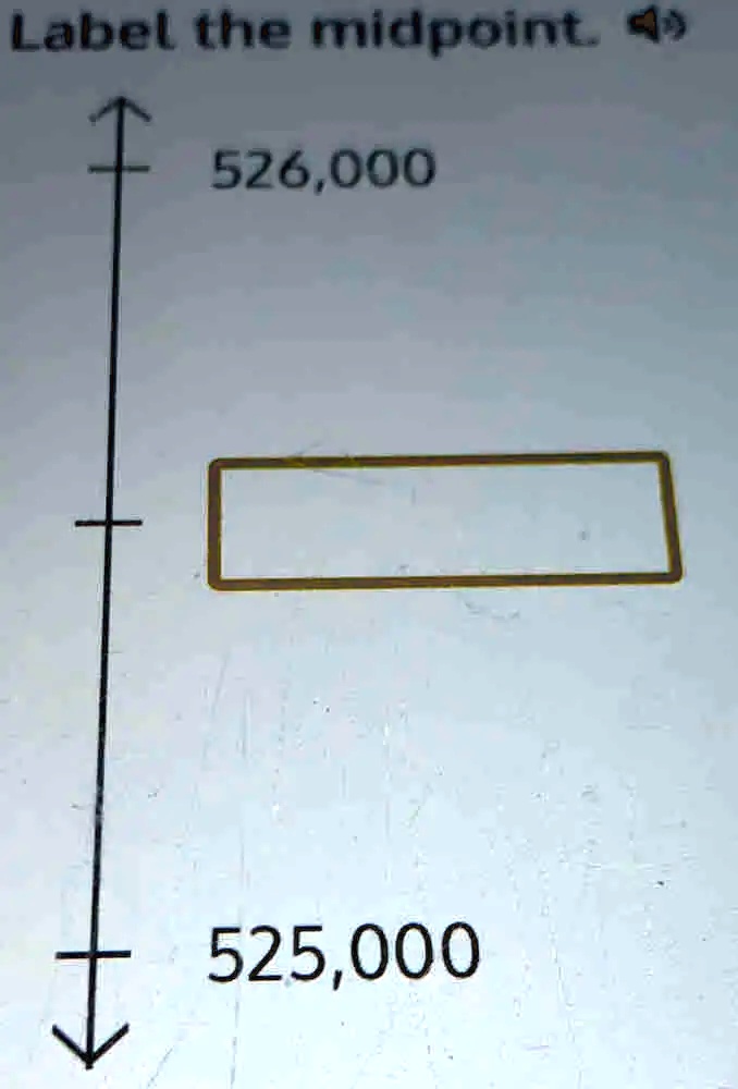 Label the midpoint.
