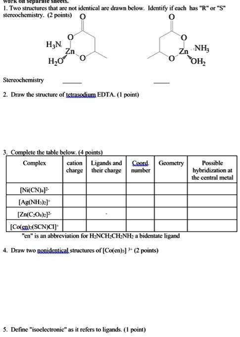 What is the structural formula for EDTA? - Quora