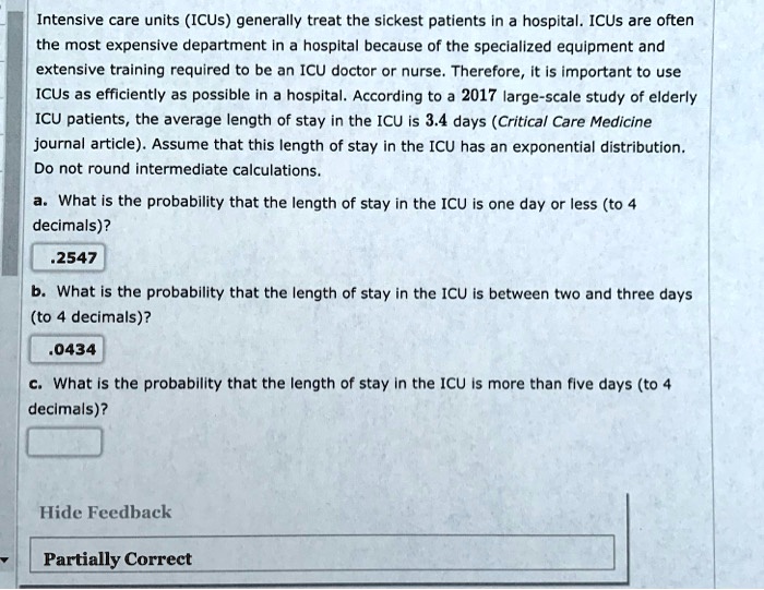 Intensive care units (ICUs) generally treat the sickest patients in