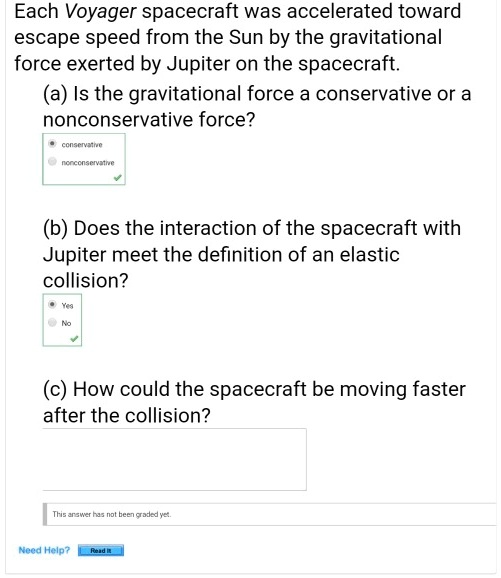 solved-each-voyager-spacecraft-was-accelerated-toward-escape-speed