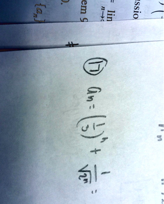 17
limn →∞ (3^-1) + (1)/(n)