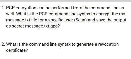 pgp encrypt file linux command line