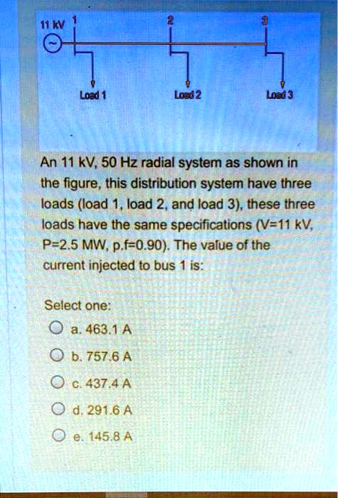 Power Systems 11 kV Load 1 Load 2 Load 3 An 11 kV, 50 Hz radial system ...