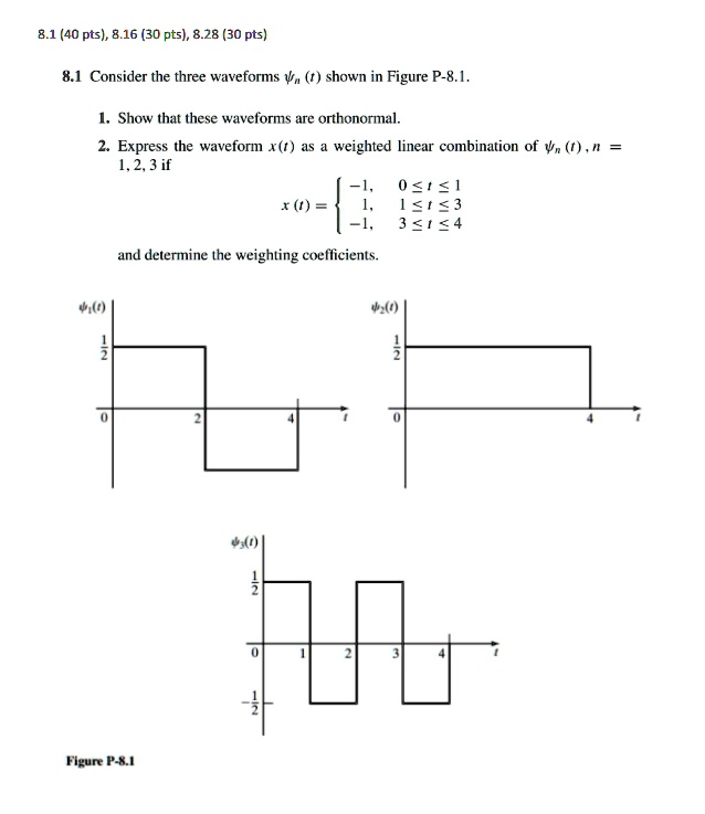 SOLVED: 8.1) Help me so I can check my work! 8.1 (40 pts), 8.16 (30 pts ...