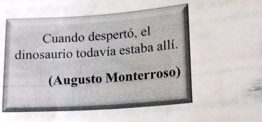SOLVED: Cuál es el mensaje que nos quiere transmitir el microcuento de