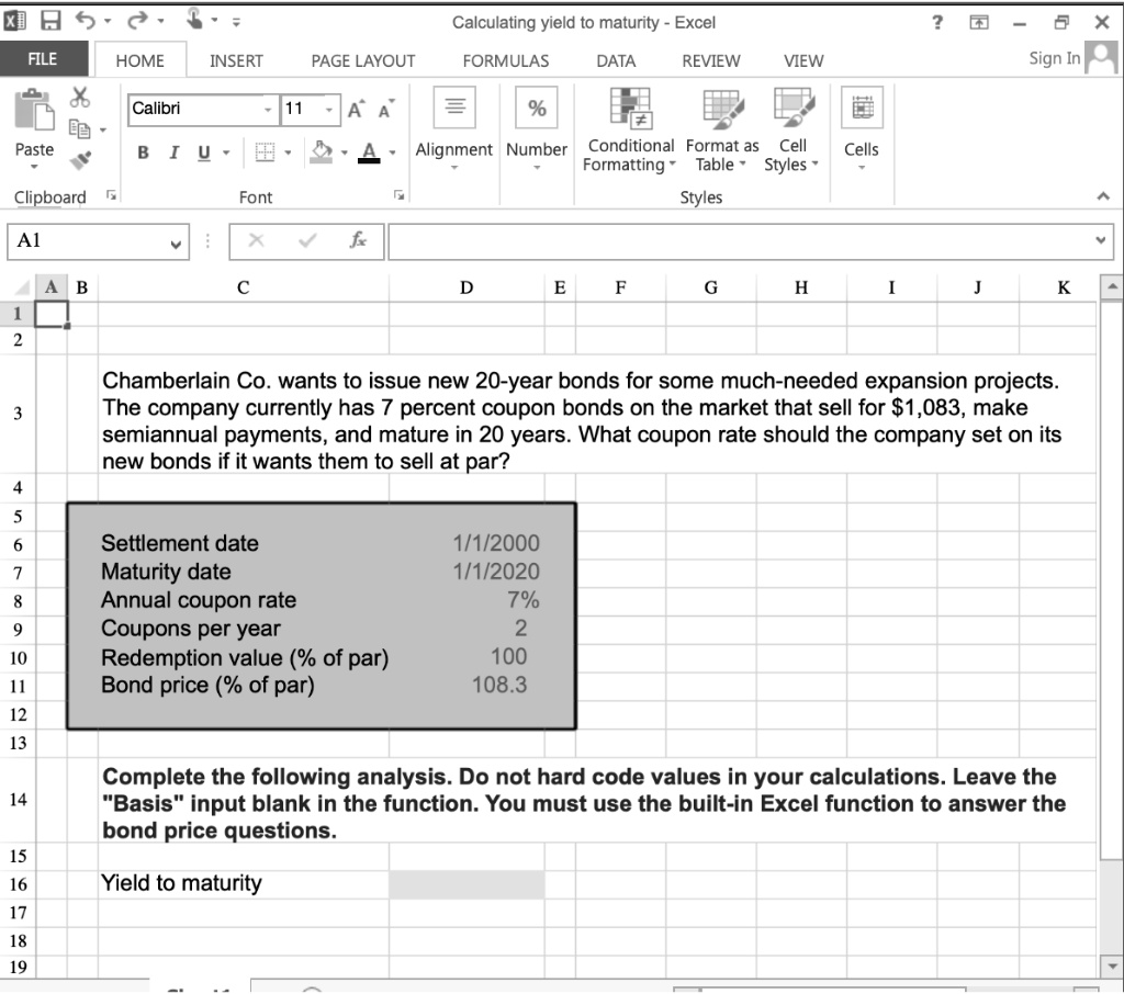 solved-calculating-yield-to-maturity-excel-x-file-home-insert