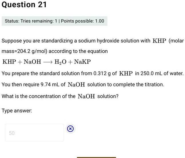 SOLVED Text Question 21 Status Tries remaining Points possible 00