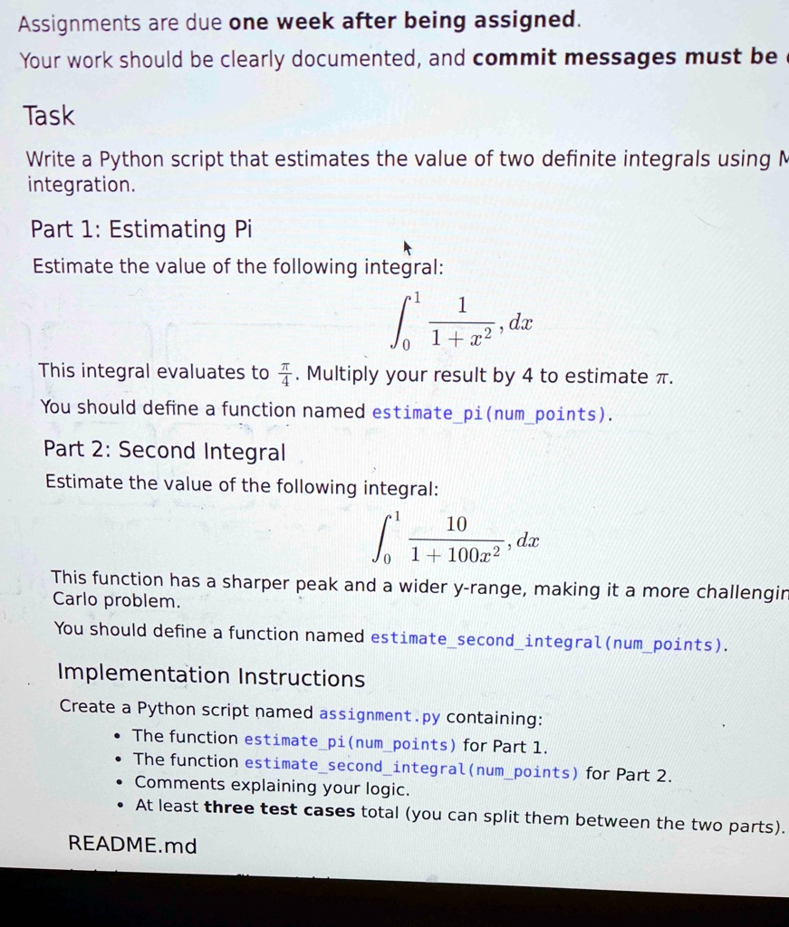 assignments are due one week after being assigned your work should be ...