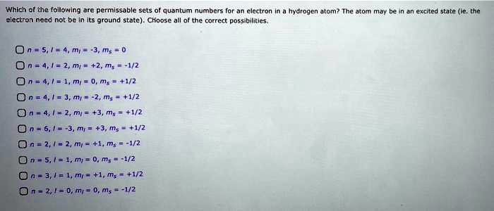 solved-which-of-the-following-are-permissible-sets-of-quantum-numbers