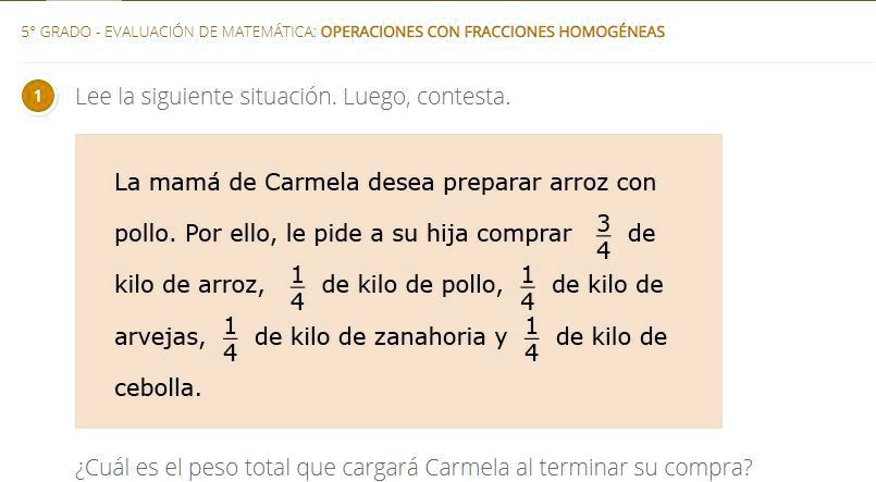 SOLVED: AYUDAAAAAAAA HELP ME 5' GRADO EVALUACIÓN DEMATEMÁTICA