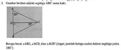 Solved:  Gambar Berikut Adalah Segitiga Abc 