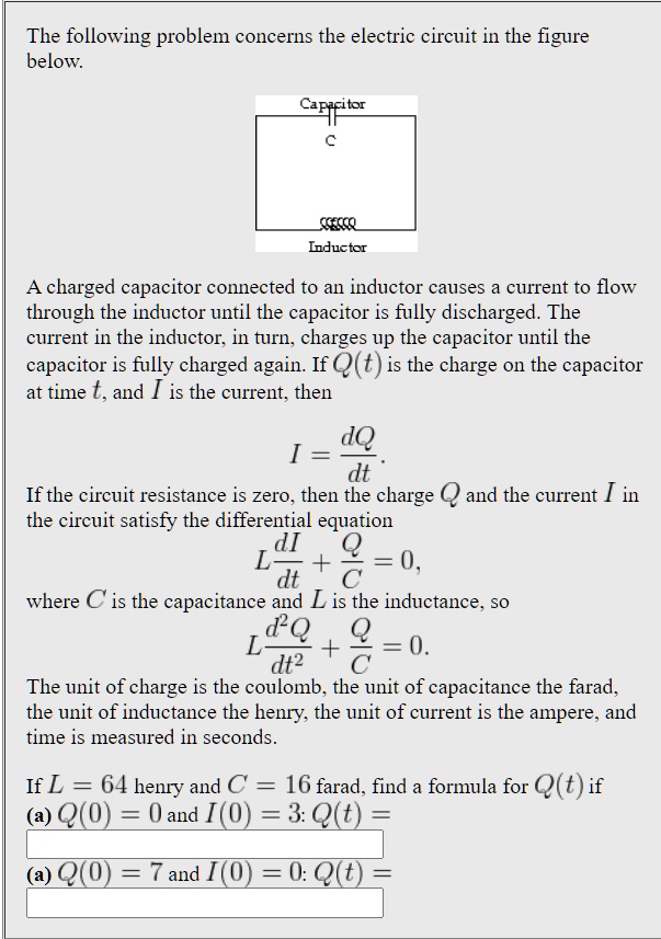 SOLVED The following problem concerns the electric circuit in the