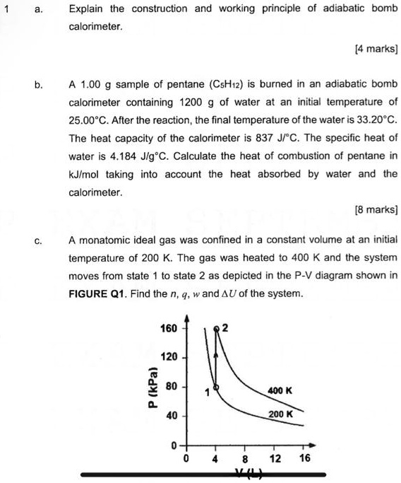SOLVED 1 a. Explain the construction and working principle of