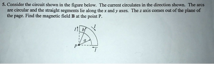 SOLVED: Consider the circuit shown in the figure below. The current ...