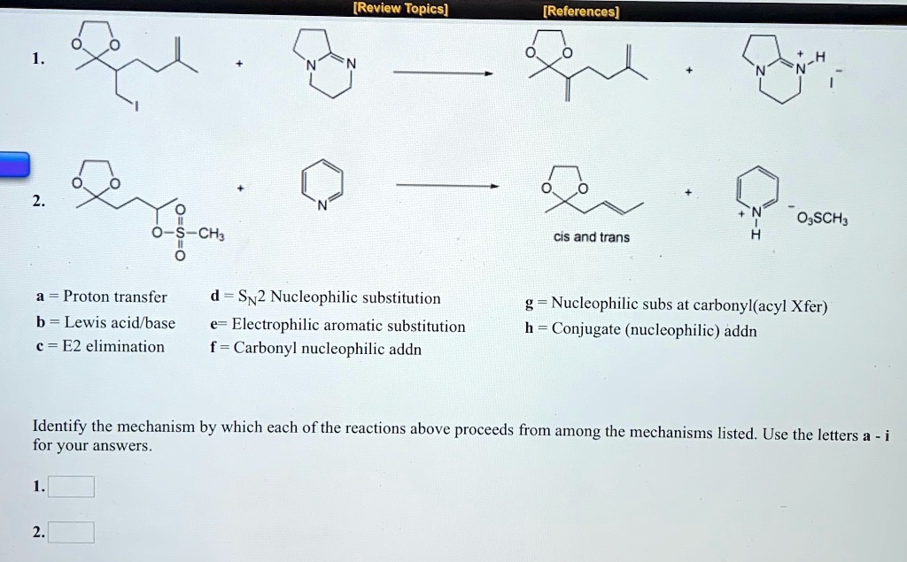 SOLVED: [Review Topics] [References] OSCH; CH; Cis And Trans 0 = Proton ...