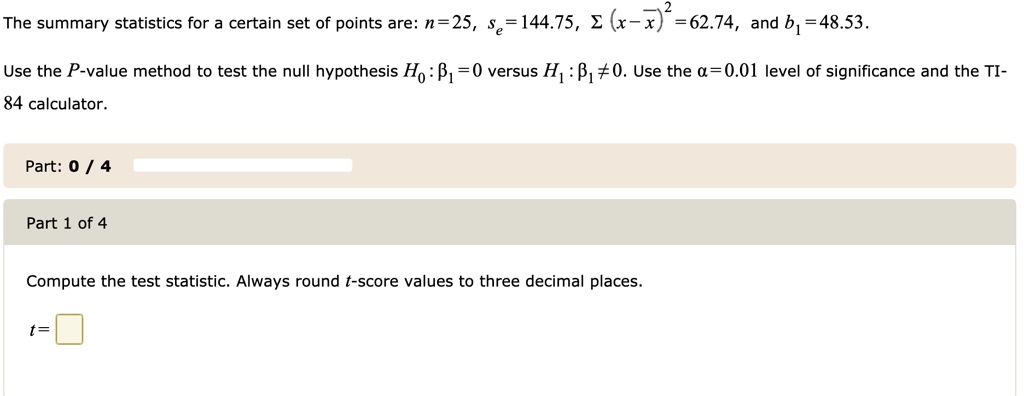 b1 hypothesis test calculator