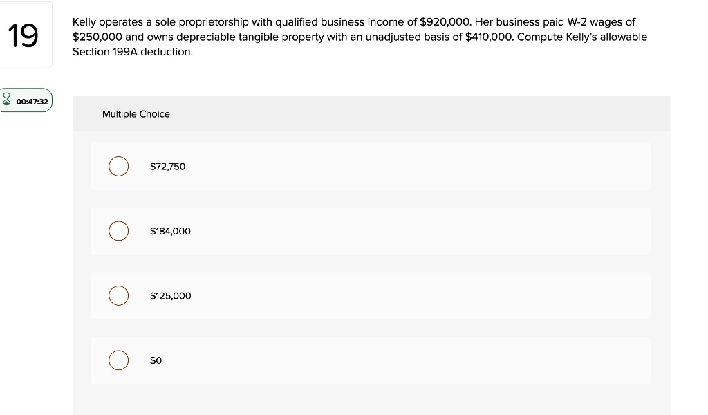 section 199a unadjusted basis