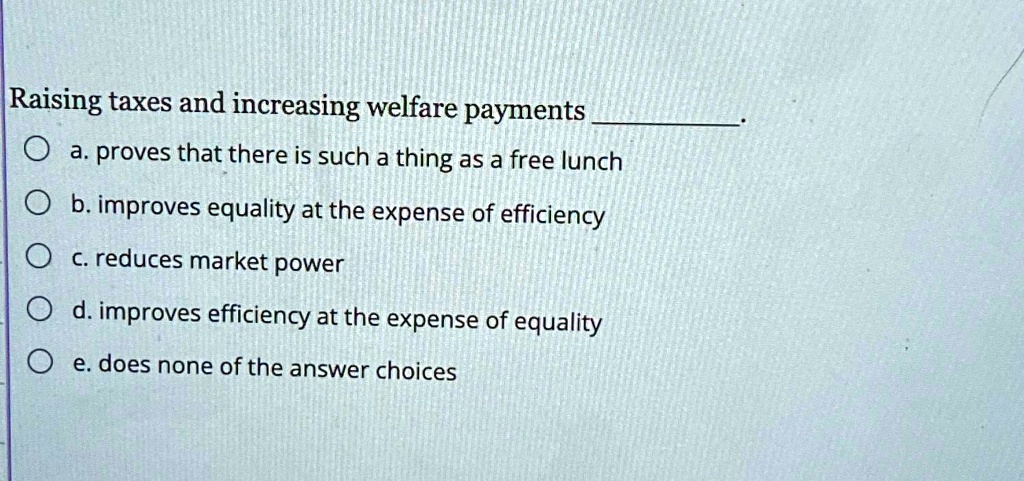 Raising Taxes and Increasing Welfare Payments: A Comprehensive Guide