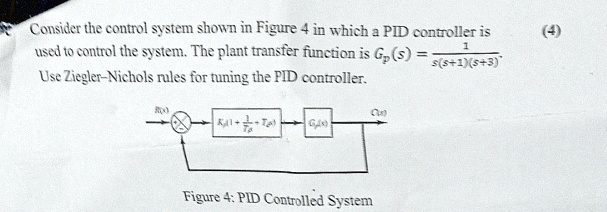 Consider the control system shown in Figure 4 in which a PID controller ...