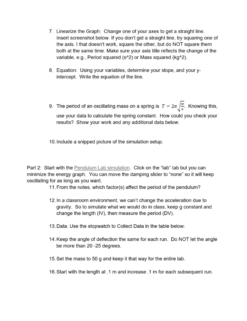 solved-linearize-the-graph-change-one-of-your-axes-to-get-a-straight