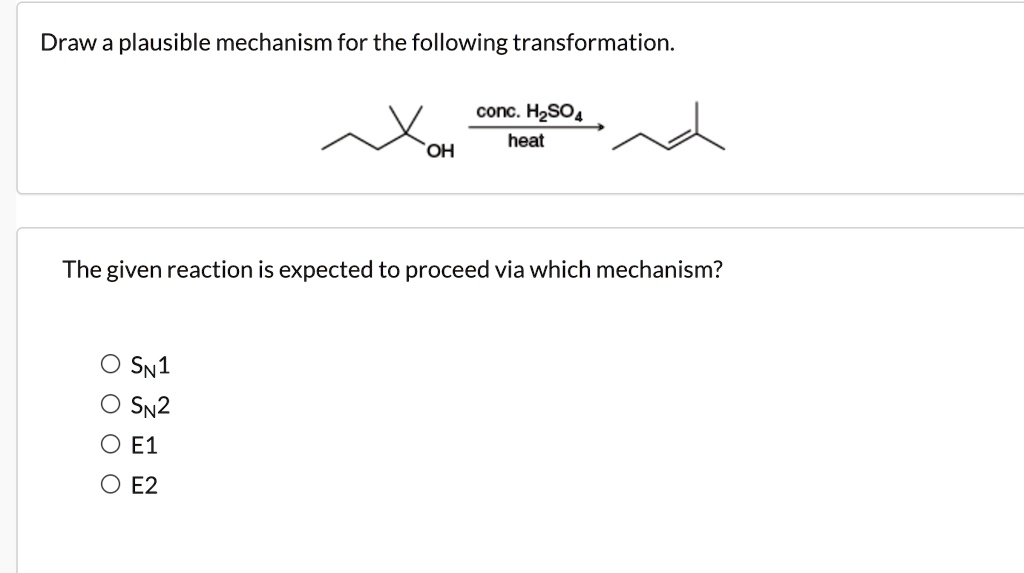 SOLVED Draw a plausible mechanism for the following transformation