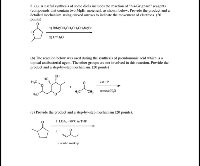 VIDEO Solution: (a) A Useful Synthesis Of Some Diols Includes The ...