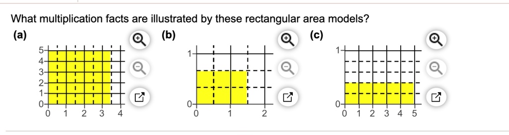 SOLVED: What multiplication facts are illustrated by these rectangular ...