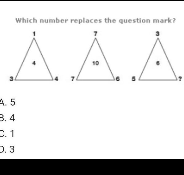 SOLVED: 'which number will replace the question mark which number ...