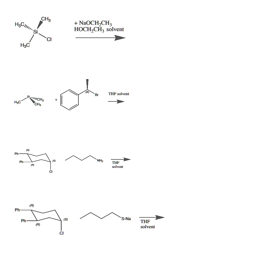 SOLVED: CH3OH solvent NaOCH3 solvent CH3CH2CH2OH solvent THF solvent ...